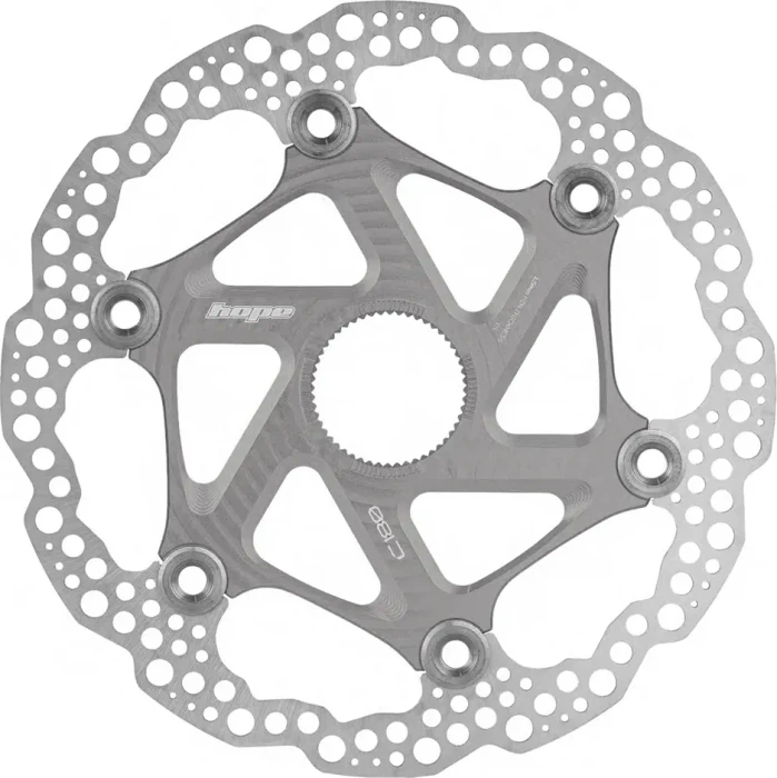 Hope Floating Centerlock Bremsscheibe 180mm silber