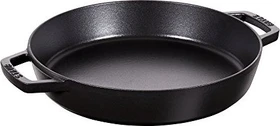Zwilling Staub Bratpfanne rund mit zwei Griffen 34cm schwarz