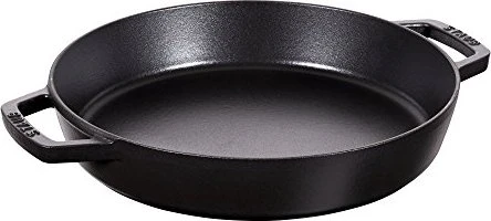 Zwilling Staub Bratpfanne rund mit zwei Griffen 34cm schwarz