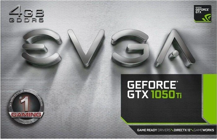 EVGA GeForce GTX 1050 Ti Gaming, 4GB GDDR5, DVI, HDMI, DP