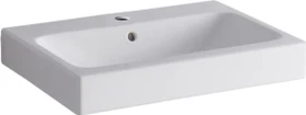 Geberit iCon Waschtisch 60cm, Hahnloch mittig, weiß/KeraTect