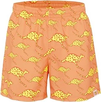 Chiemsee Alloverprint mit Gummizug und seitlichen Taschen Badeshorts melon (Herren)