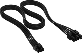 Corsair PSU Cable Type 5 - 6/8-Pin PCIe (65cm) Cable, schwarz