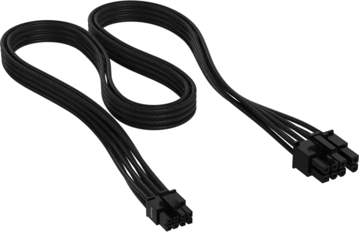 Corsair PSU Cable Type 5 - 6/8-Pin PCIe (65cm) Cable, schwarz