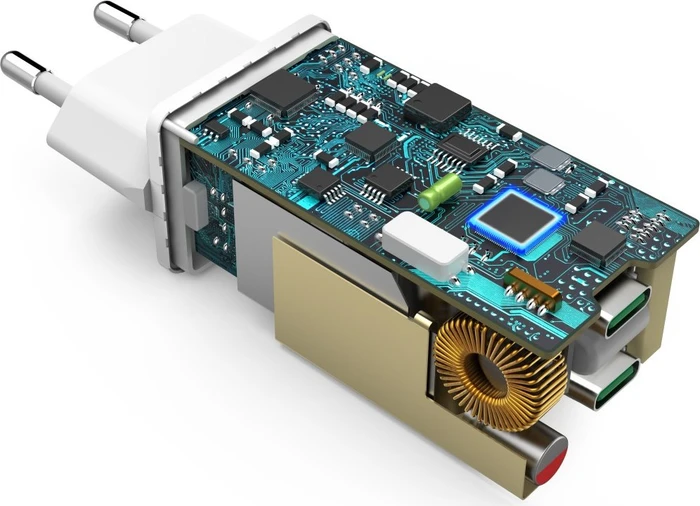 Hama Schnellladegerät 2x USB-C PD/Qualcomm Mini-Ladegerät 35W weiß
