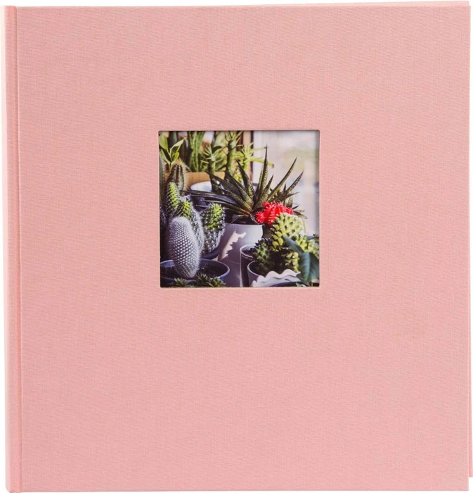 Goldbuch Buch Fotoalbum Bella Vista 30x31 weiße Seiten rosa