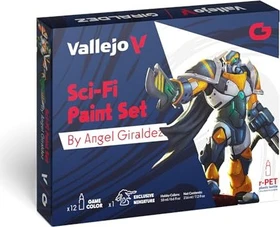 Vallejo Game Color Sci-Fi Paint Set by Angel Giraldez Farbset, 12-tlg.