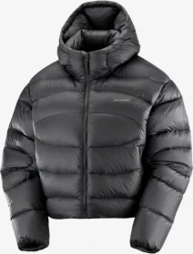 Salomon Outline Novelty Cropped Down Funktionsjacke deep black (Damen)