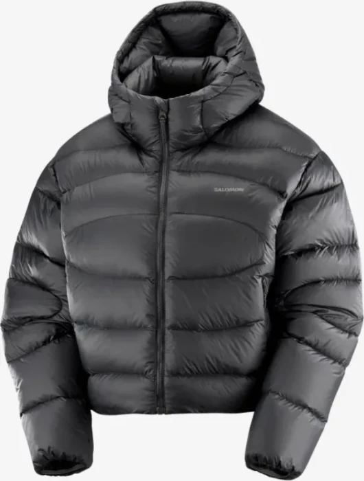 Salomon Outline Novelty Cropped Down Funktionsjacke deep black (Damen)