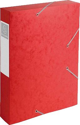 Exacompta Cartobox Archivbox 60mm, A4, rot