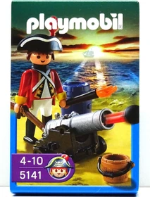 playmobil Pirates Kanonen-Offizier der Rotröcke