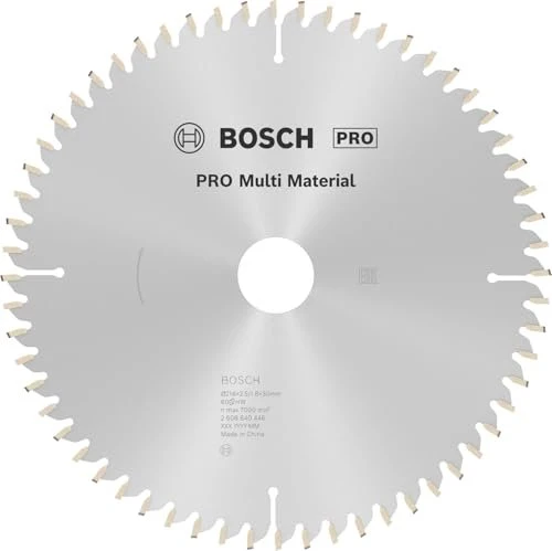 Bosch Professional Multi Material Kreissägeblatt 60Z, 216x2.5x30mm, 1 Stück