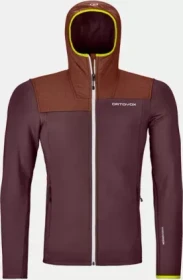 Ortovox Fleece Plus Hoody Funktionsjacke winetasting (Herren)
