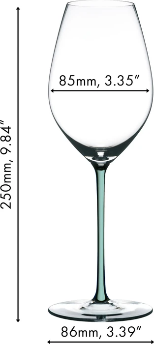 Riedel Fatto A Mano Champagner Weinglas mint