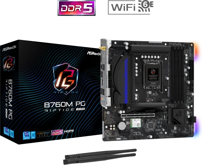 ASRock B760M PG Riptide WiFi (Intel 1700)