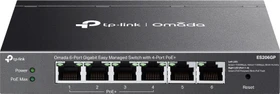 TP-Link Omada ES200 Desktop Gigabit Managed Switch, 6x RJ-45, 65W PoE+ (ES206GP)
