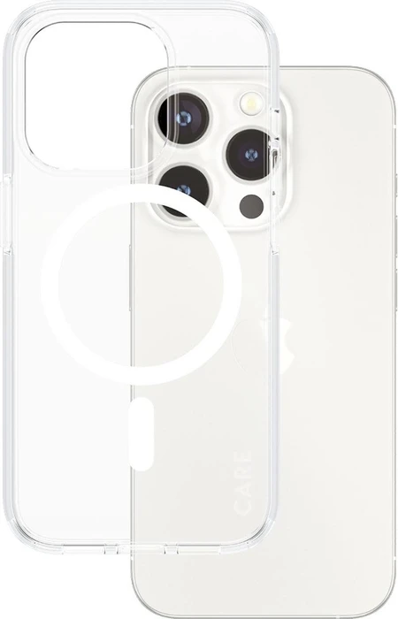 PanzerGlass Care Flagship Case Urban Combat MagSafe für Apple iPhone 15 Pro weiß