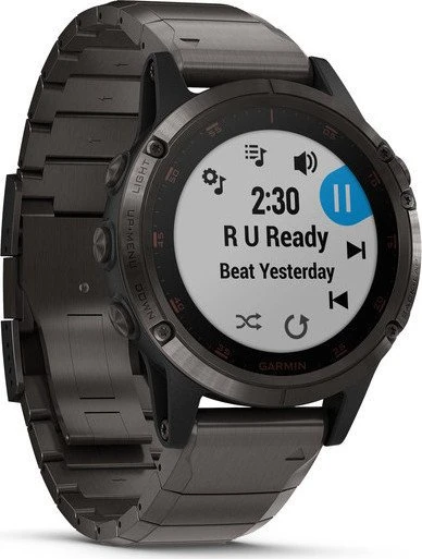 Garmin Fenix 5 Plus Sapphire Titan mit Titanarmband