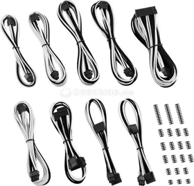 CableMod C-Series RMi/RMx Classic ModMesh Cable Kit, schwarz/weiß (CM-CSR-CKIT-NKKW-R)