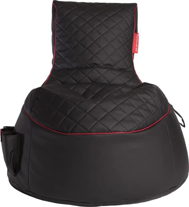 Gamewarez Gaming Sitzsack Classic Crimson Hurricane, schwarz/rot