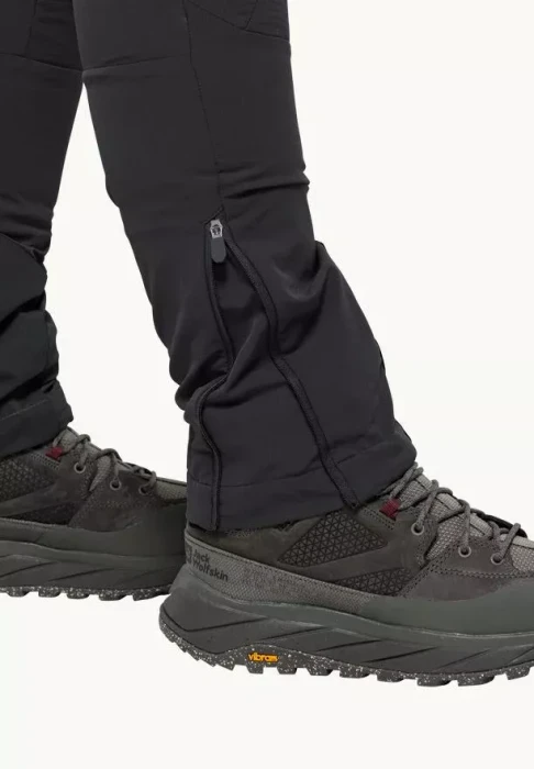 Jack Wolfskin Salmaser Hose lang schwarz (Damen)