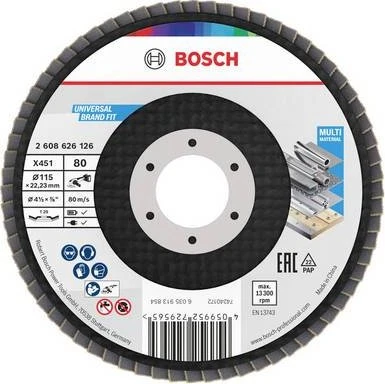 X451 Fächerschl.,115mm,T27,K40,15x (2608626171) Image