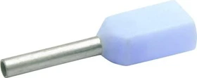 Klauke Isolierte Zwillingsaderendhülsen 2x 0.25mm² hellblau, 100 Stück