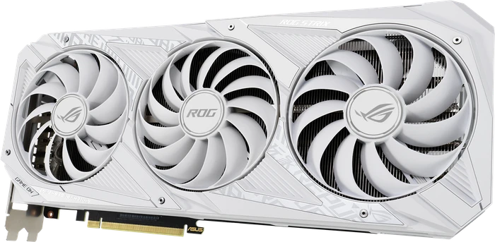 ASUS ROG Strix GeForce RTX 3070 V2 White (LHR), ROG-STRIX-RTX3070-8G-WHITE-V2, 8GB GDDR6, 2x HDMI, 3x DP
