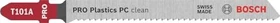 Bosch Professional T101A HSS Clean for PC Stichsägeblatt, 100mm, 3 Stück