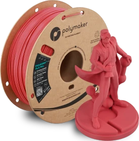 Polymaker PLA, Light Red, Spule, 1.75mm, 1.00kg
