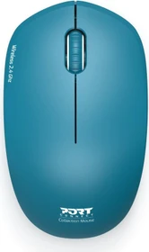 Port Designs Wireless Mouse Collection blau, USB