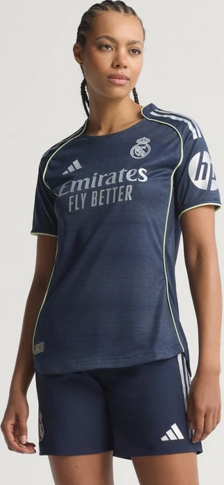 adidas Real Madrid Authentic 2025/2026 Auswärtstrikot kurzarm (Damen)
