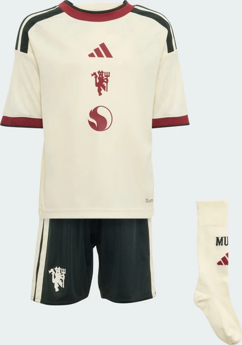 adidas Manchester United 2026/2027 Ausweichausrüstung ivory/jungle ink (Junior)
