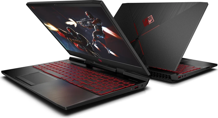 HP OMEN by HP Laptop 15-dc0005ng, Shadow Black, Core i7-8750H, 16GB RAM, 256GB SSD, 1TB HDD, GeForce GTX 1060, DE