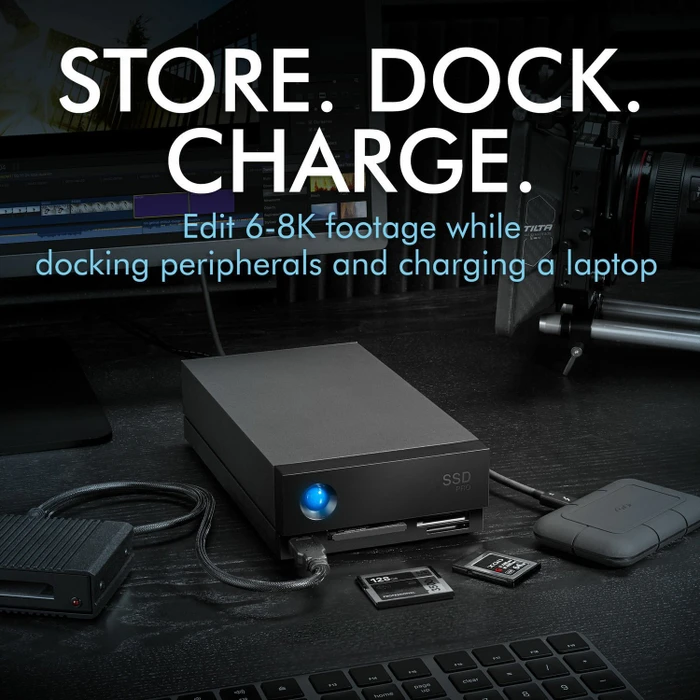 LaCie 1big Dock SSD Pro, 4TB, Thunderbolt 3 / USB-C 3.1