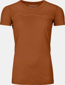 Ortovox 150 Cool Mountain Funktionsshirt kurzarm bristle brown (Damen)