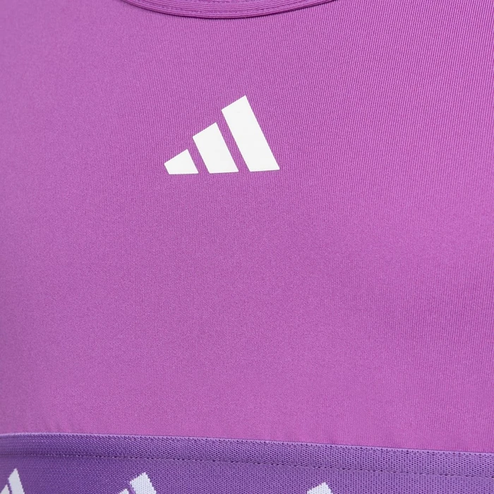 adidas TECHFIT Power React Sport-BH active purple/white (Junior)