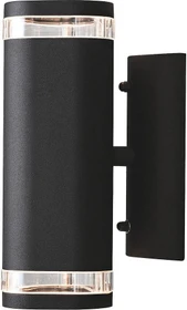 Konstsmide Modena GU10 35W 8.5cm Wandleuchte 2-flammig schwarz