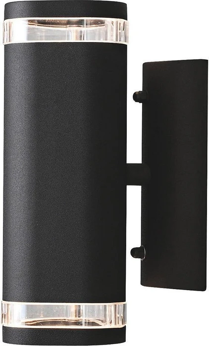 Konstsmide Modena GU10 35W 8.5cm Wandleuchte 2-flammig schwarz