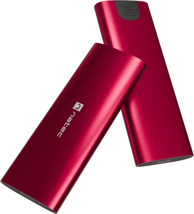 Natec Rhino M.2 NVMe Lite, Ruby Red, USB-C 3.1