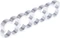 Alphacool Eiskamm Alu X16 Kabelkamm 4mm, silber, 4er-Pack Vorschaubild