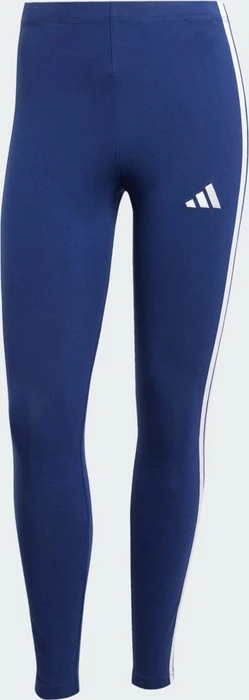 adidas Essentials 3-Streifen Cotton Leggings Hose lang dark blue/white (Damen)