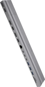 Hyper HyperDrive 4k Mulit-Display Dockingstation, grau, USB-C 3.0 [Buchse] (HD156)