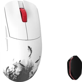 WLMouse Ying Wireless 8K Magnesium Gaming Mouse, Motiv weiß/schwarz, USB (YINGMG-WBLACK-O)