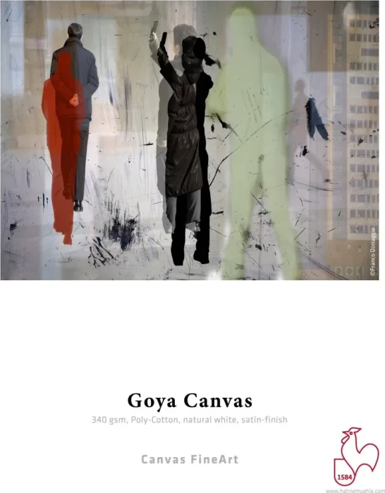 Hahnemühle Digital FineArt Goya Canvas Leinwand seidenmatt, 24", 340g/m², 12m