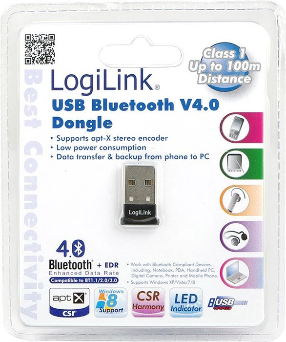LogiLink Bluetooth 4.0, USB-A 2.0 [Stecker]