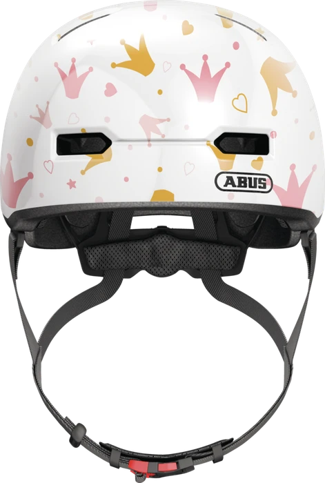 ABUS Skurb Kinderhelm white crowns