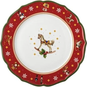 Hutschenreuther Happy Wintertime Speiseteller 33cm rot