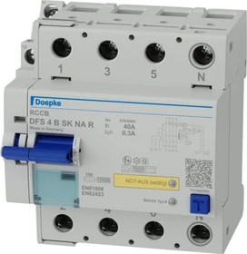 Doepke Fehlerstromschutzschalter DFS 4 040-4/0,30-B SK NA R