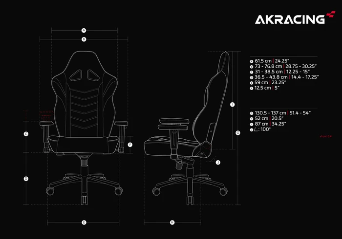 AKRacing Master Max Gamingstuhl, schwarz/violett